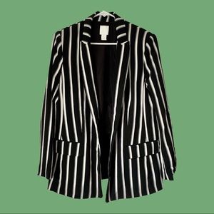 pinstripe blazer